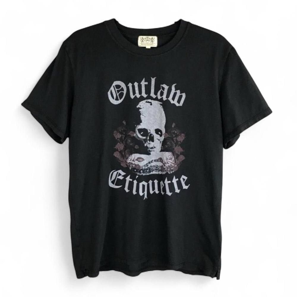 Y2K 2000’s Mens Juicy Couture Outlaw Etiquette Tee Shirt
